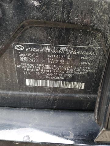 Photo 11 VIN: 5NPEC4AB0EH812686 - HYUNDAI SONATA SE 