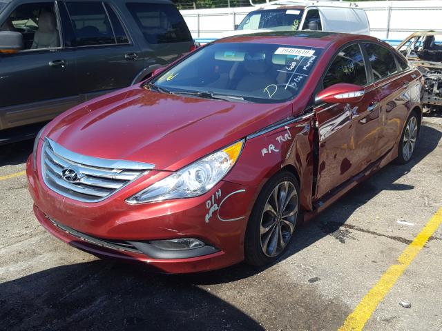 Photo 1 VIN: 5NPEC4AB0EH815488 - HYUNDAI SONATA SE 