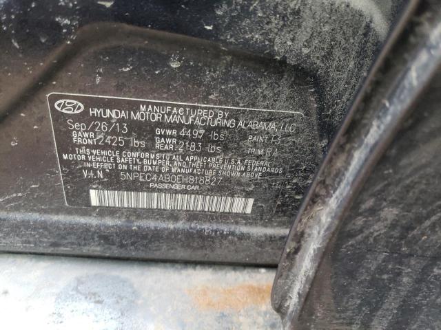 Photo 9 VIN: 5NPEC4AB0EH818827 - HYUNDAI SONATA SE 