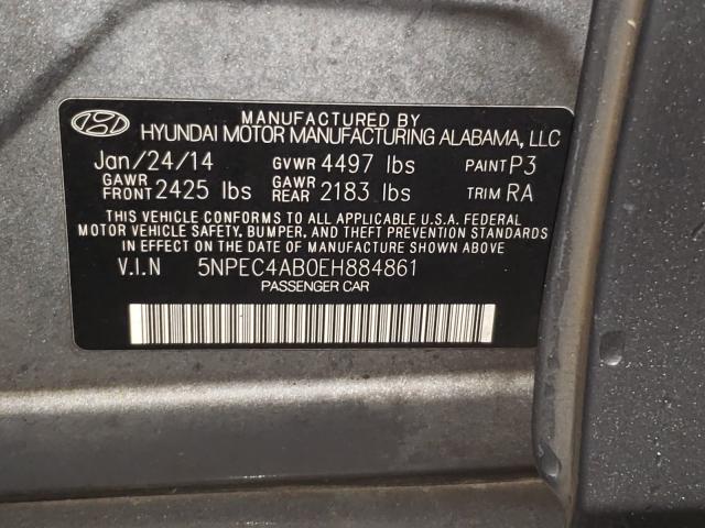 Photo 9 VIN: 5NPEC4AB0EH884861 - HYUNDAI SONATA 2.0 