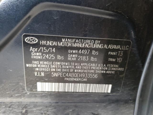 Photo 9 VIN: 5NPEC4AB0EH933556 - HYUNDAI SONATA SE 