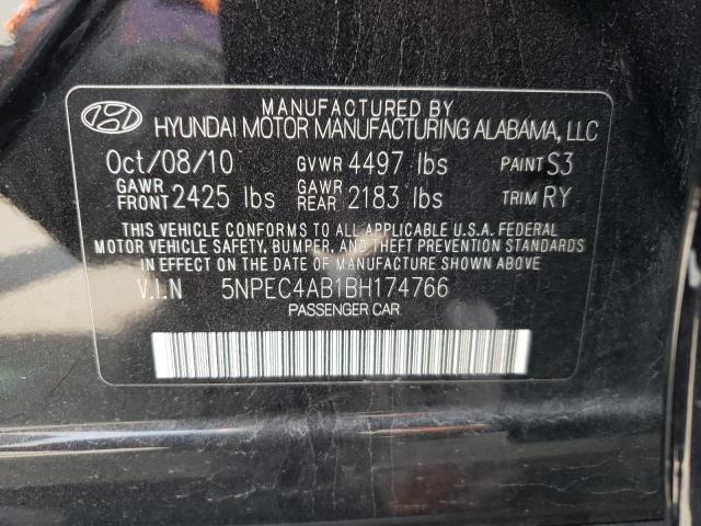 Photo 9 VIN: 5NPEC4AB1BH174766 - HYUNDAI SONATA SE 