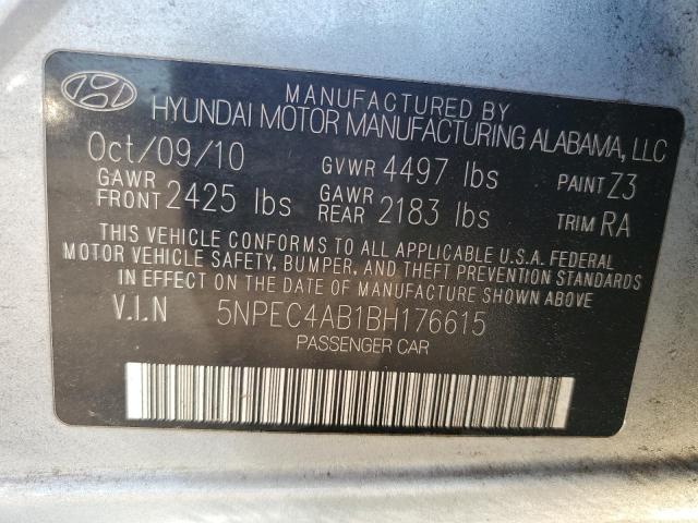 Photo 12 VIN: 5NPEC4AB1BH176615 - HYUNDAI SONATA SE 