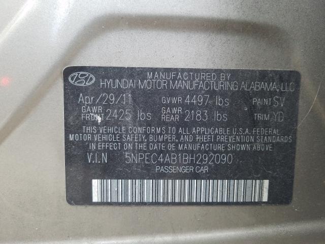 Photo 9 VIN: 5NPEC4AB1BH292090 - HYUNDAI SONATA SE 