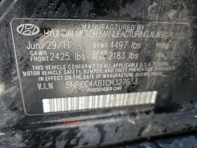 Photo 11 VIN: 5NPEC4AB1CH327633 - HYUNDAI SONATA 