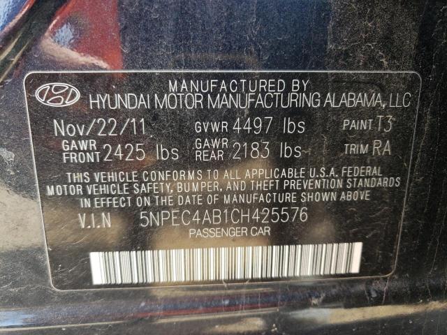 Photo 11 VIN: 5NPEC4AB1CH425576 - HYUNDAI SONATA 