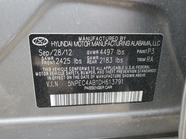 Photo 11 VIN: 5NPEC4AB1DH613791 - HYUNDAI SONATA 