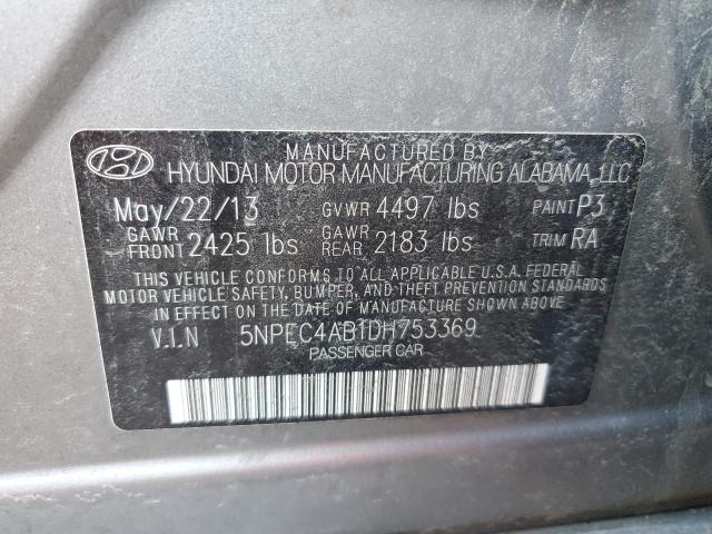 Photo 12 VIN: 5NPEC4AB1DH753369 - HYUNDAI SONATA 