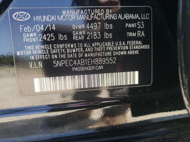 Photo 9 VIN: 5NPEC4AB1EH889552 - HYUNDAI SONATA SE 