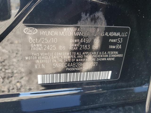 Photo 11 VIN: 5NPEC4AB2BH189521 - HYUNDAI SONATA SE 