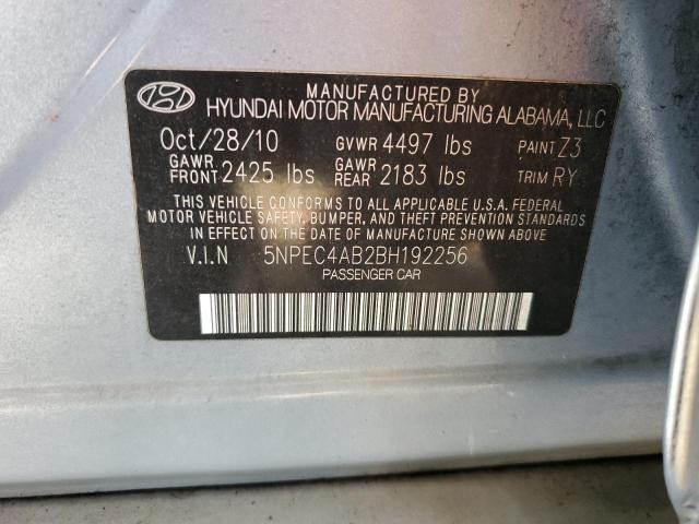 Photo 9 VIN: 5NPEC4AB2BH192256 - HYUNDAI SONATA SE 