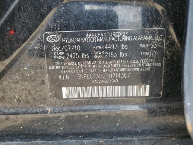 Photo 11 VIN: 5NPEC4AB2BH214367 - HYUNDAI SONATA SE 