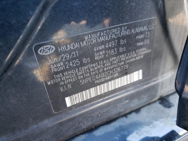 Photo 9 VIN: 5NPEC4AB2CH326779 - HYUNDAI SONATA SE 