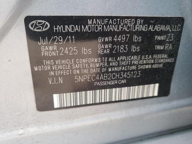 Photo 9 VIN: 5NPEC4AB2CH345123 - HYUNDAI SONATA SE 