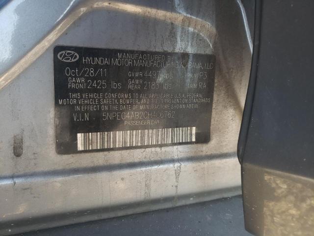 Photo 11 VIN: 5NPEC4AB2CH406762 - HYUNDAI SONATA SE 