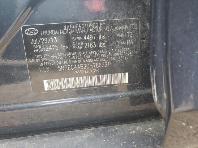 Photo 11 VIN: 5NPEC4AB2DH786221 - HYUNDAI SONATA 