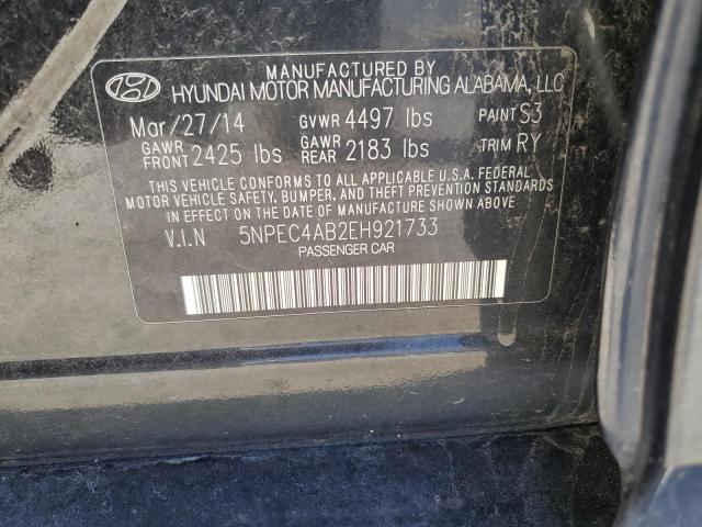 Photo 11 VIN: 5NPEC4AB2EH921733 - HYUNDAI SONATA SE 