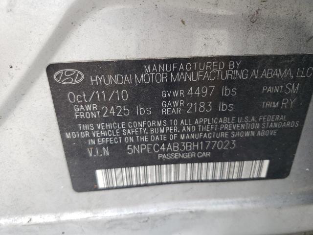 Photo 11 VIN: 5NPEC4AB3BH177023 - HYUNDAI SONATA SE 