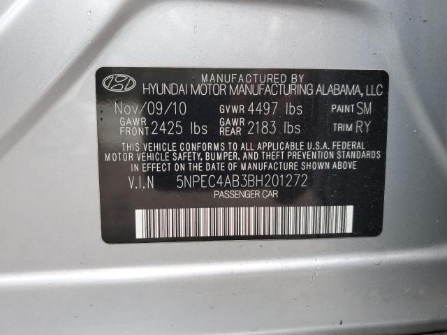 Photo 12 VIN: 5NPEC4AB3BH201272 - HYUNDAI SONATA 