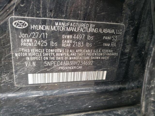 Photo 11 VIN: 5NPEC4AB3BH234692 - HYUNDAI SONATA SE 