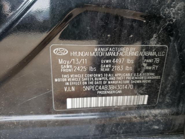 Photo 9 VIN: 5NPEC4AB3BH301470 - HYUNDAI SONATA SE 