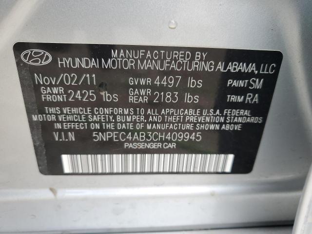 Photo 11 VIN: 5NPEC4AB3CH409945 - HYUNDAI SONATA 