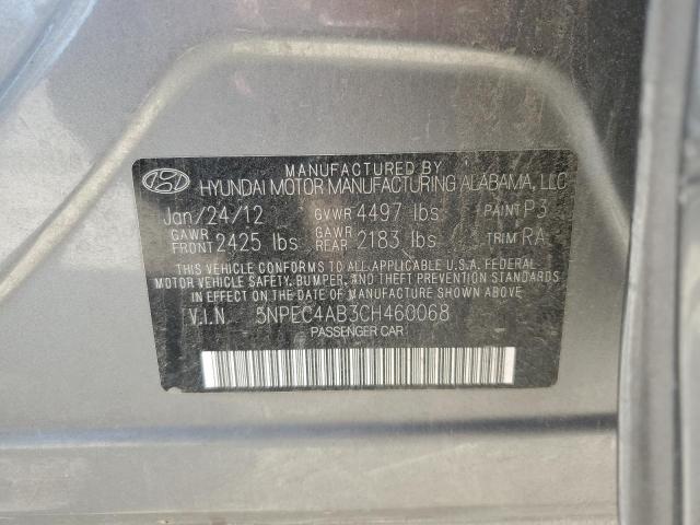 Photo 12 VIN: 5NPEC4AB3CH460068 - HYUNDAI SONATA SE 