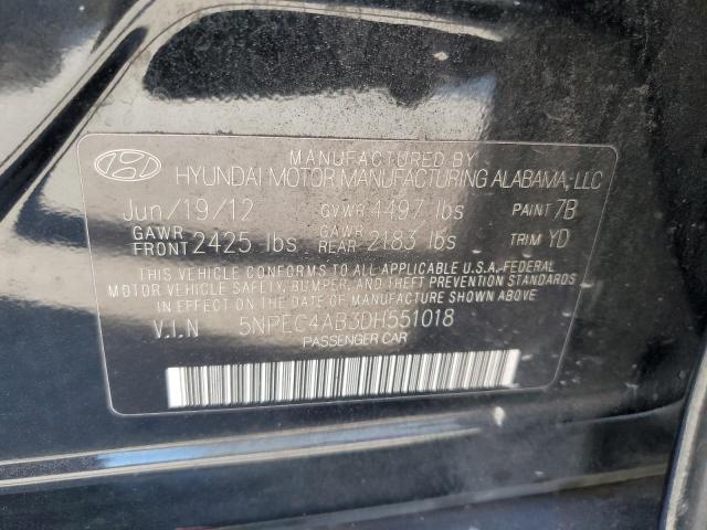 Photo 11 VIN: 5NPEC4AB3DH551018 - HYUNDAI SONATA 