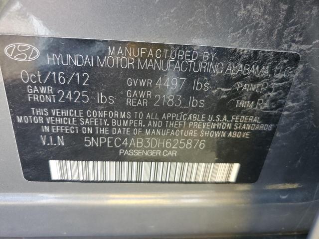 Photo 12 VIN: 5NPEC4AB3DH625876 - HYUNDAI SONATA SE 