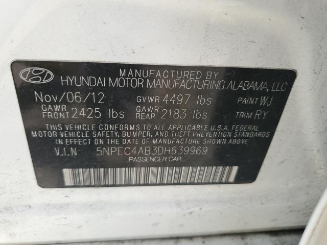 Photo 11 VIN: 5NPEC4AB3DH639969 - HYUNDAI SONATA 