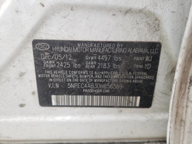 Photo 9 VIN: 5NPEC4AB3DH656559 - HYUNDAI SONATA SE 