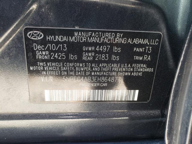 Photo 9 VIN: 5NPEC4AB3EH864877 - HYUNDAI SONATA SE 