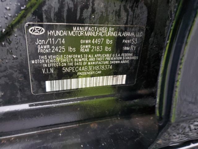 Photo 11 VIN: 5NPEC4AB3EH878374 - HYUNDAI SONATA 