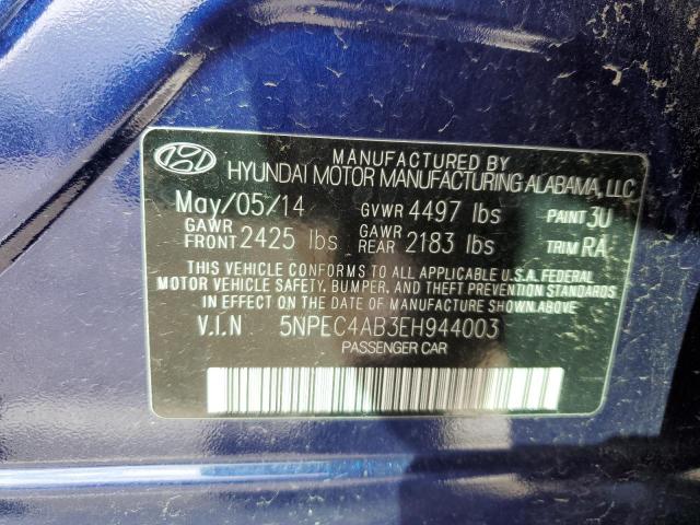 Photo 11 VIN: 5NPEC4AB3EH944003 - HYUNDAI SONATA SE 