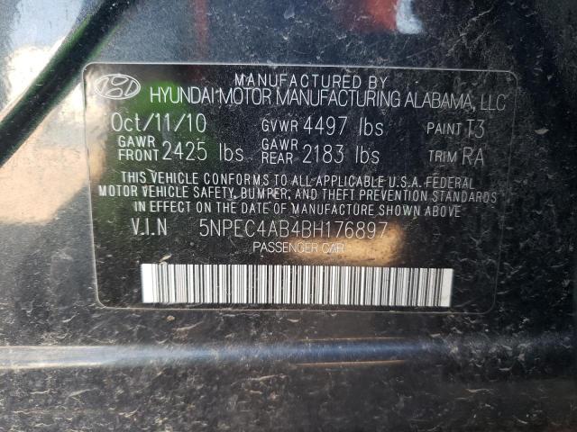 Photo 11 VIN: 5NPEC4AB4BH176897 - HYUNDAI SONATA SE 