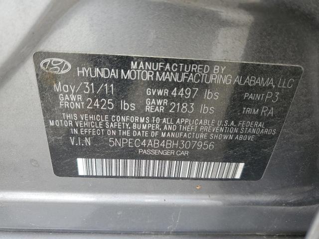 Photo 11 VIN: 5NPEC4AB4BH307956 - HYUNDAI SONATA 