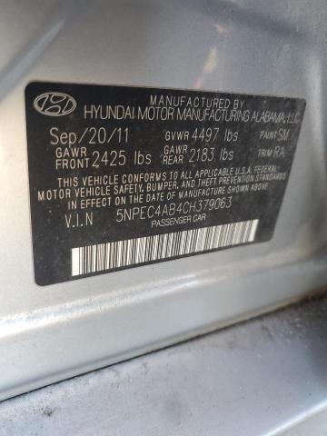 Photo 11 VIN: 5NPEC4AB4CH379063 - HYUNDAI SONATA SE 