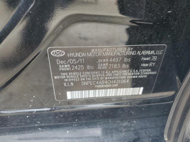 Photo 12 VIN: 5NPEC4AB4CH431064 - HYUNDAI SONATA SE 