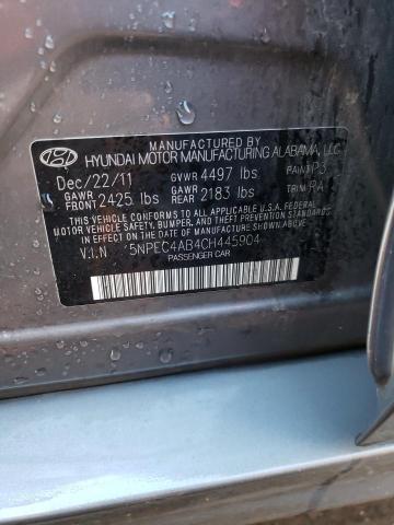 Photo 11 VIN: 5NPEC4AB4CH445904 - HYUNDAI SONATA SE 