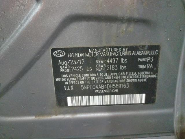 Photo 11 VIN: 5NPEC4AB4DH589163 - HYUNDAI SONATA SE 