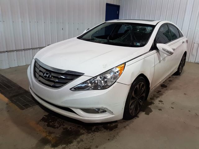 Photo 1 VIN: 5NPEC4AB4DH598350 - HYUNDAI SONATA SE 