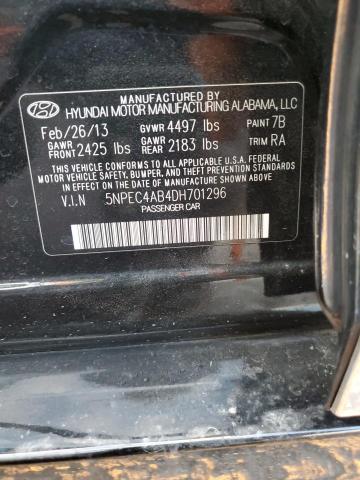 Photo 12 VIN: 5NPEC4AB4DH701296 - HYUNDAI SONATA 