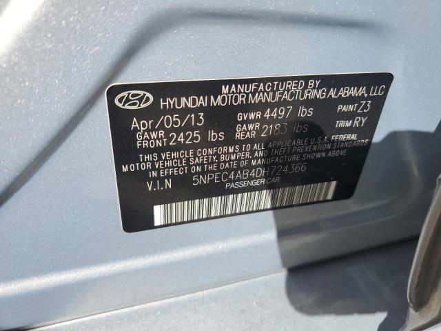 Photo 11 VIN: 5NPEC4AB4DH724366 - HYUNDAI SONATA SE 