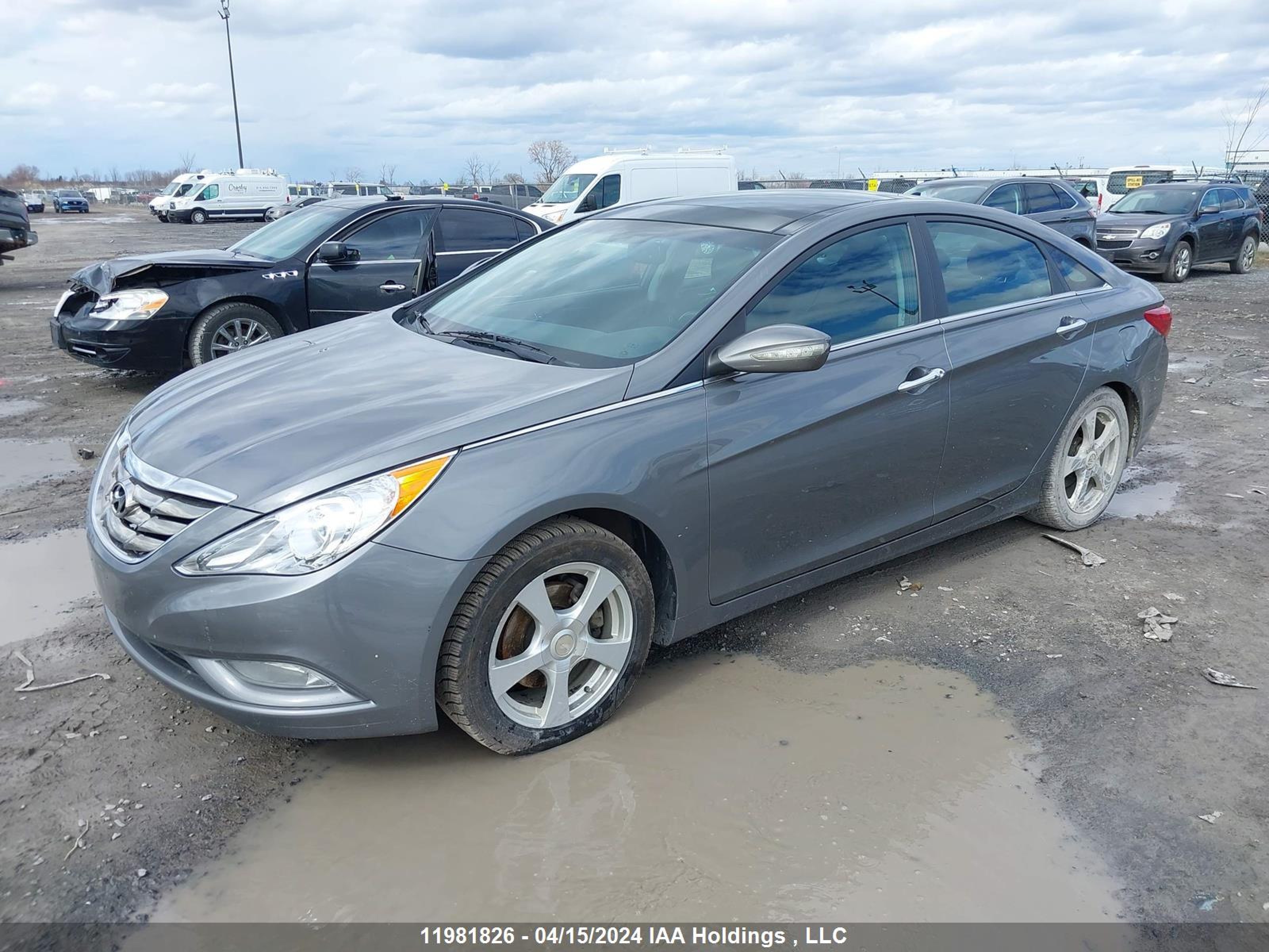 Photo 1 VIN: 5NPEC4AB4DH735965 - HYUNDAI SONATA 