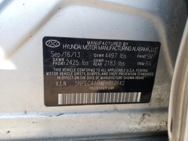 Photo 9 VIN: 5NPEC4AB4EH812142 - HYUNDAI SONATA SE 