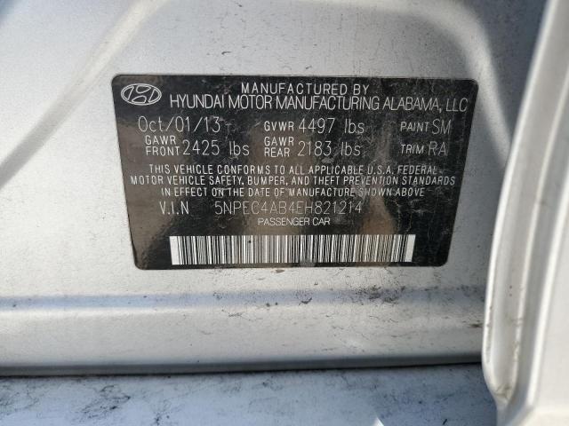 Photo 11 VIN: 5NPEC4AB4EH821214 - HYUNDAI SONATA SE 