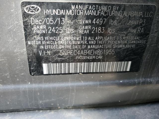 Photo 11 VIN: 5NPEC4AB4EH861955 - HYUNDAI SONATA 