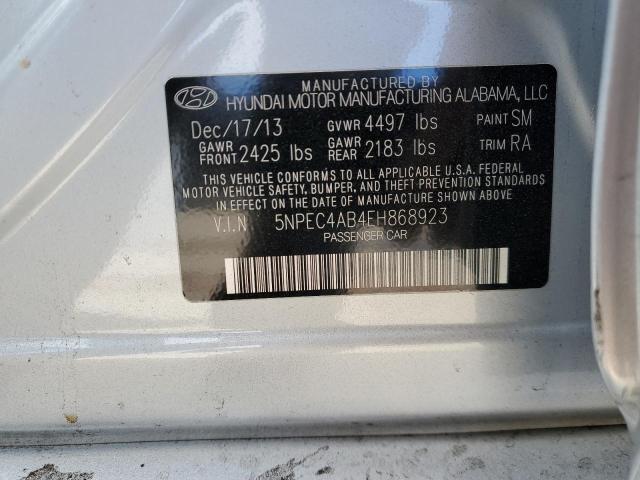 Photo 12 VIN: 5NPEC4AB4EH868923 - HYUNDAI SONATA 