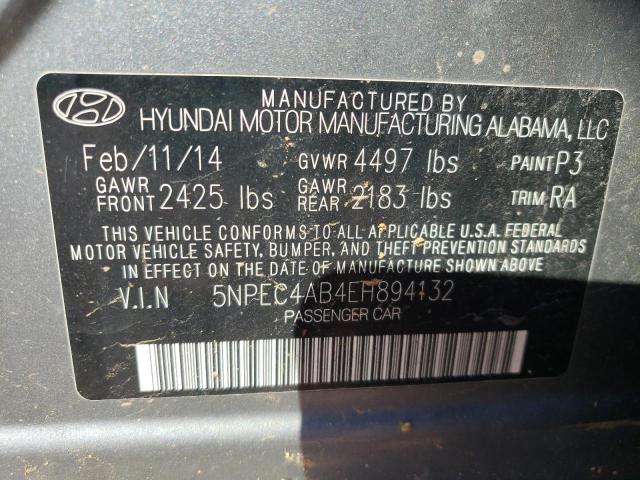 Photo 11 VIN: 5NPEC4AB4EH894132 - HYUNDAI SONATA SE 