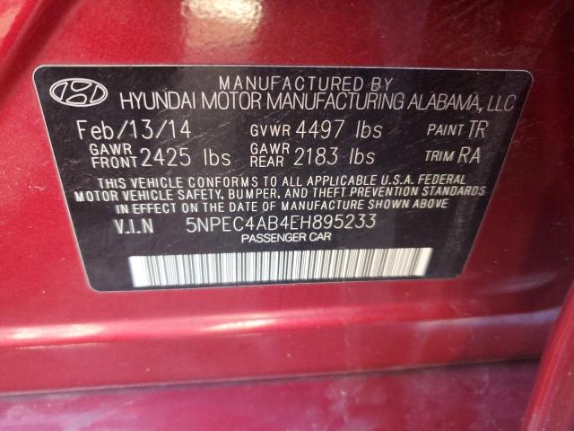 Photo 11 VIN: 5NPEC4AB4EH895233 - HYUNDAI SONATA 